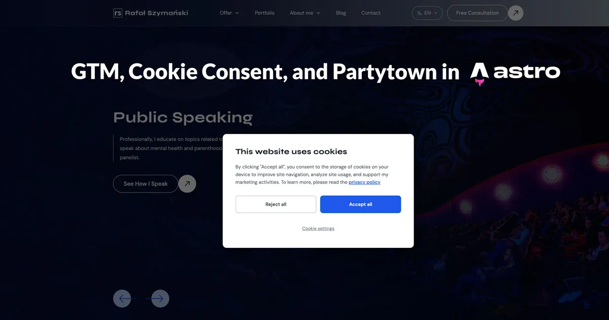 Image about gtm, cookie consent, and partytown in astro 5: a complete implementation guide