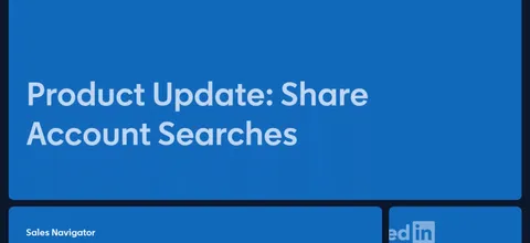 Image about nowa funkcja sales navigator - share wyszukiwań account