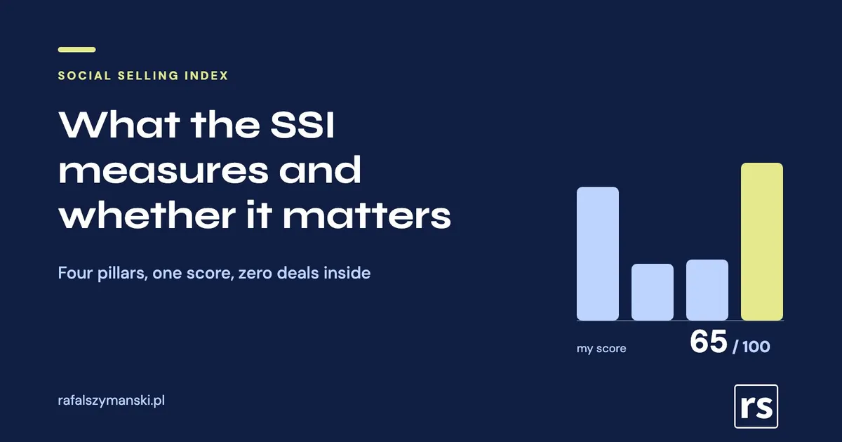 LinkedIn Social Selling Index (SSI): What It Is, How to Check Your Score and How to Improve It
