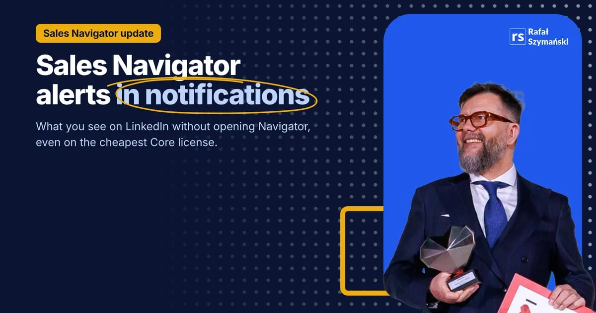 Image about sales navigator alerts in linkedin notifications: what you see without opening navigator