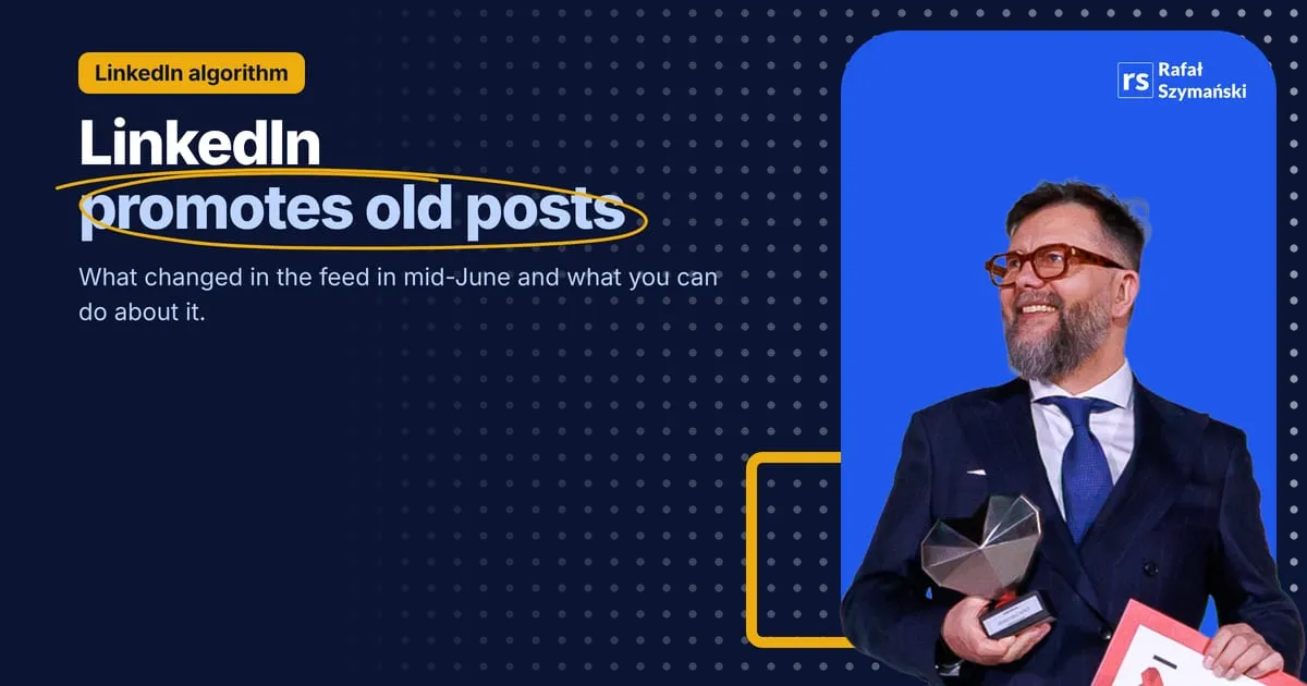 Image about linkedin promotes old posts