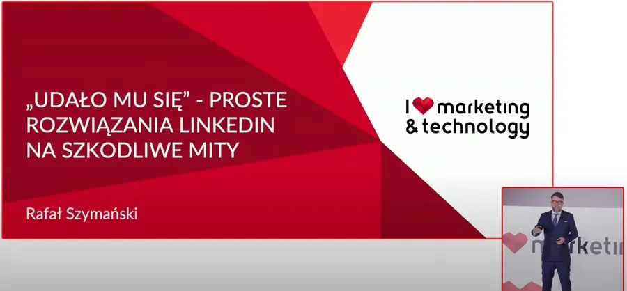 Presentation HE MADE IT – simple LinkedIn solutions to harmful myths.