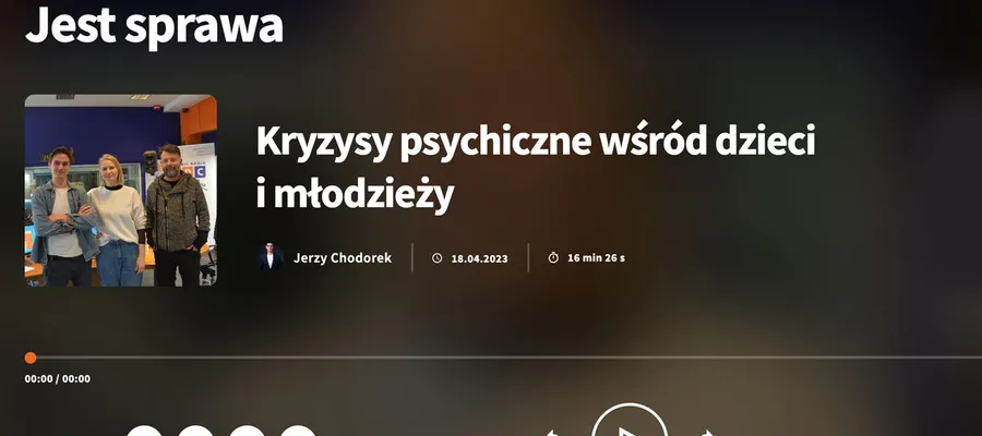 Depresja lub kryzys dziecka - Podcast
