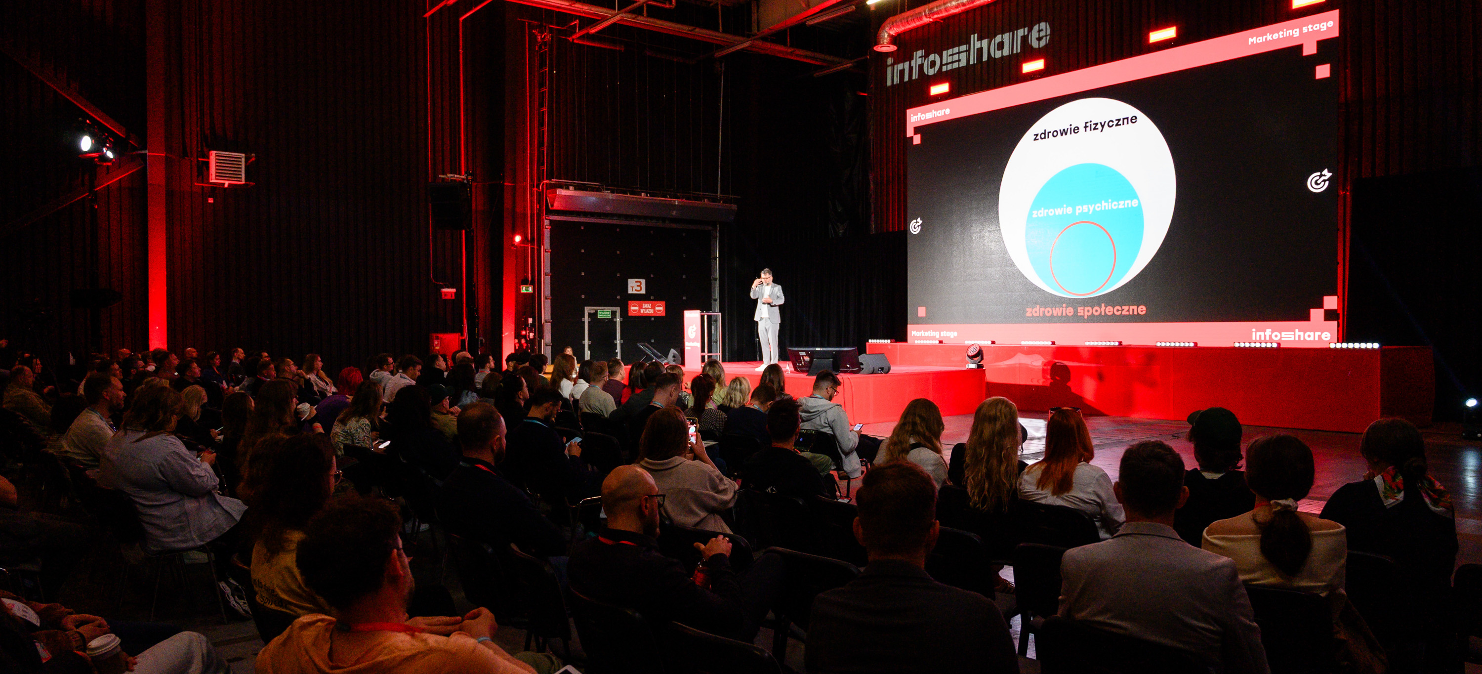 Działalność społeczna - Rafał Szymański na konferencji